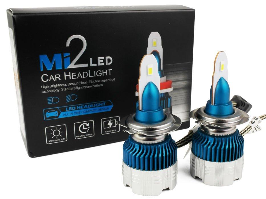 LED21 LED auto žárovka H7 Mi2 FLIP CSP 28W s aktivním chladičem 6000lm